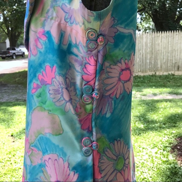Vintage Harvey Berin Karen Stark Floral Dress - Picture 3 of 6